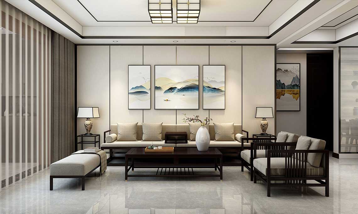 鹤岗新中式设计风格