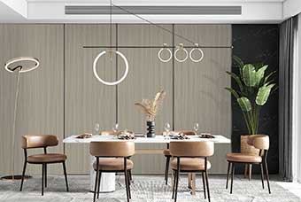 鹤岗轻奢风格-餐厅