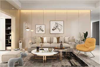 鹤岗客厅空间案例