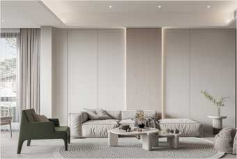 鹤岗客厅空间案例