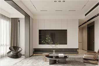 鹤岗客厅空间案例